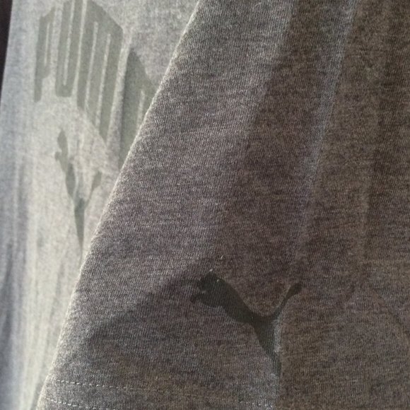 Men’s Puma T-Shirt Gray  - NWT - Picture 5 of 9